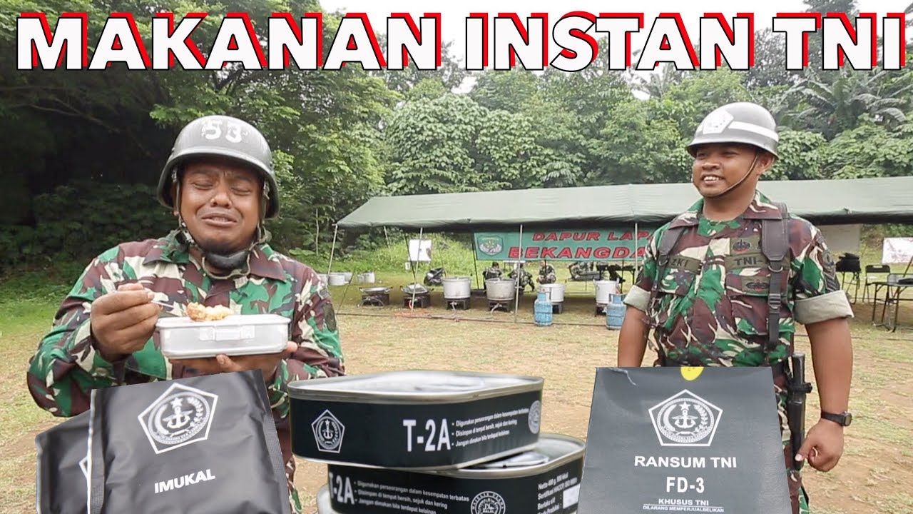 Seperti Apa sih Makanan Instan Untuk TNI