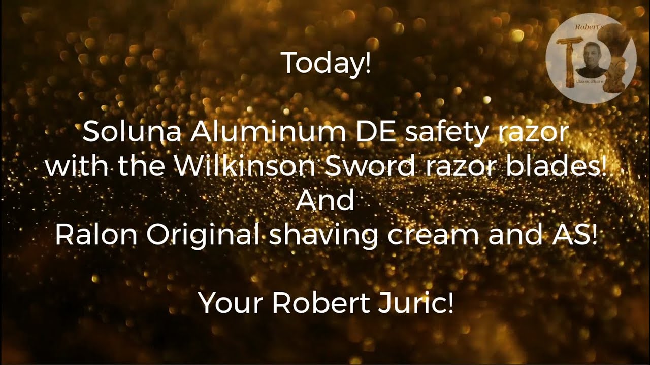 SOTD Soluna Aluminum DE safety razor with the Wilkinson Sword razor blades!