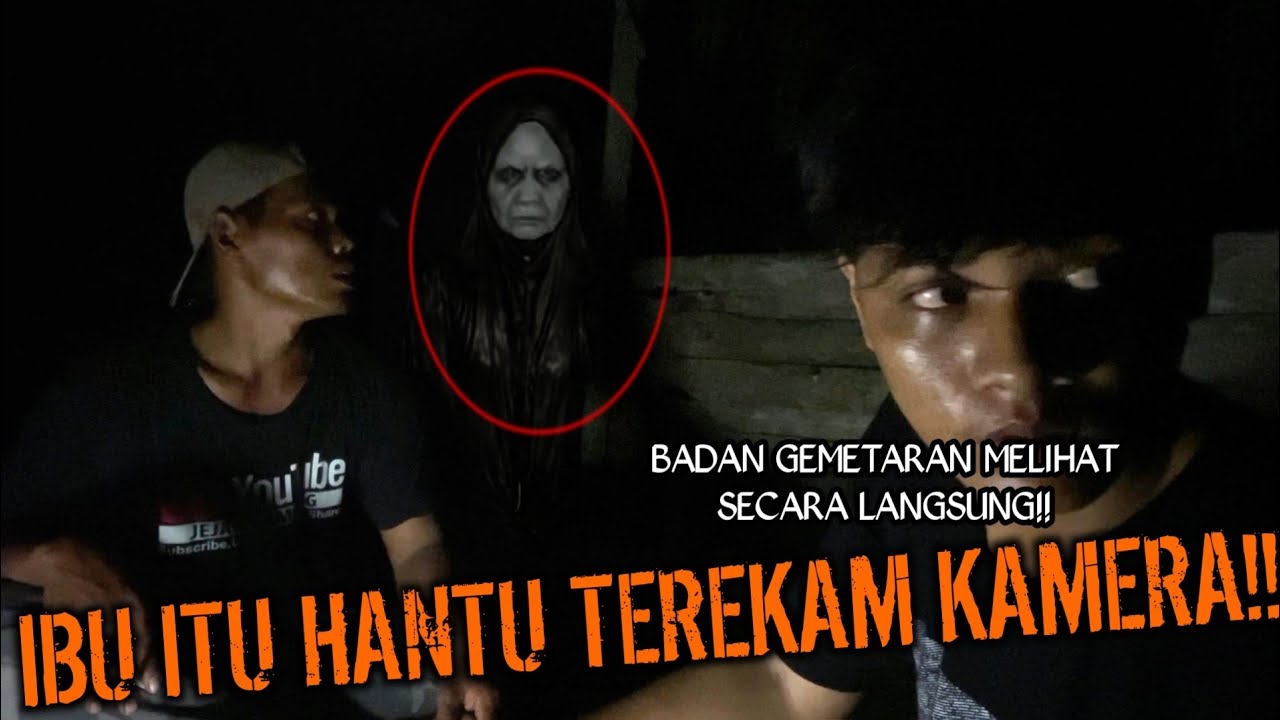 CAMPING HOROR HANTU IBU ITU DATANG KELILING DI SAUNG TENGAH MALAM TAK BERDAYA DIA MUNCUL DI KAMERA!!