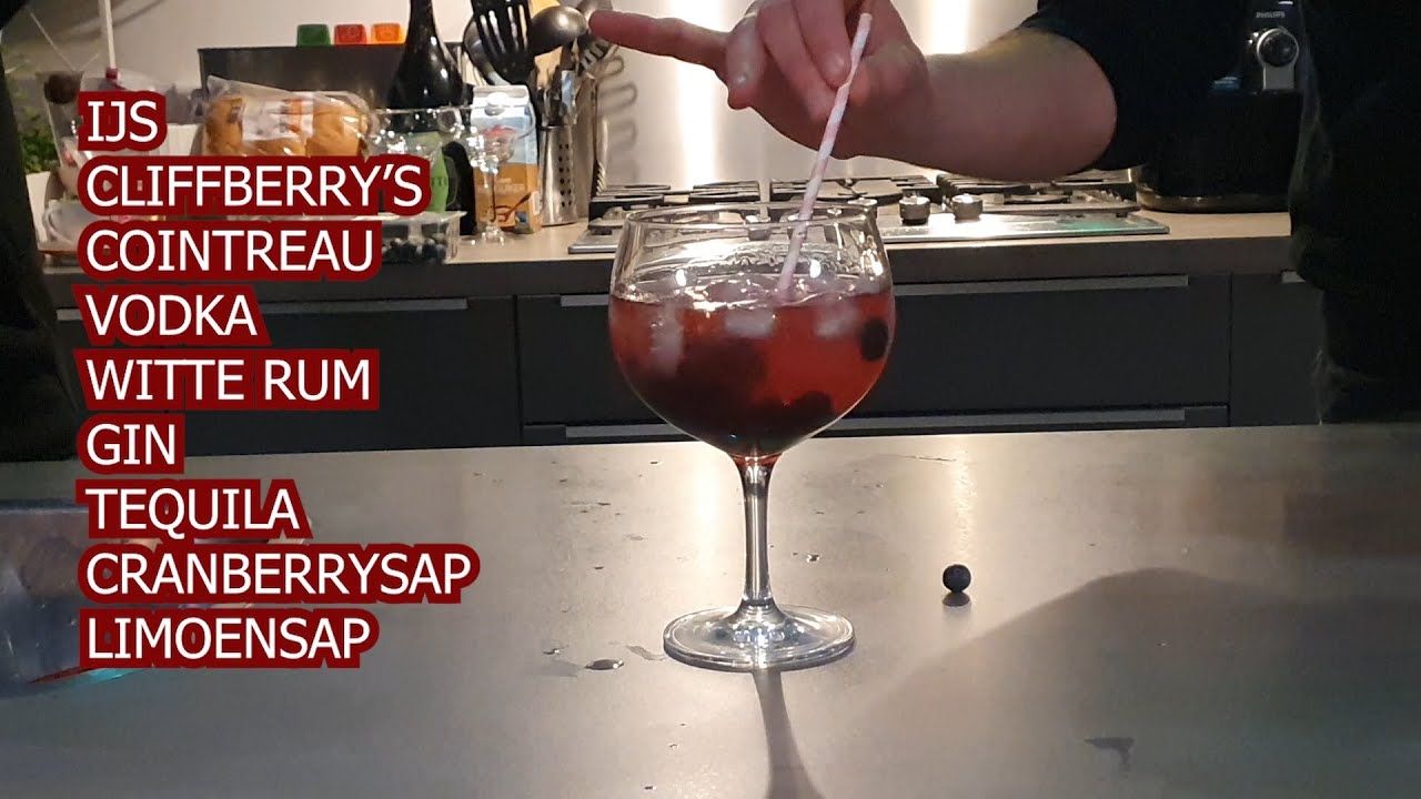 Koninklijke Cocktails #1 Cliffberry Long Island