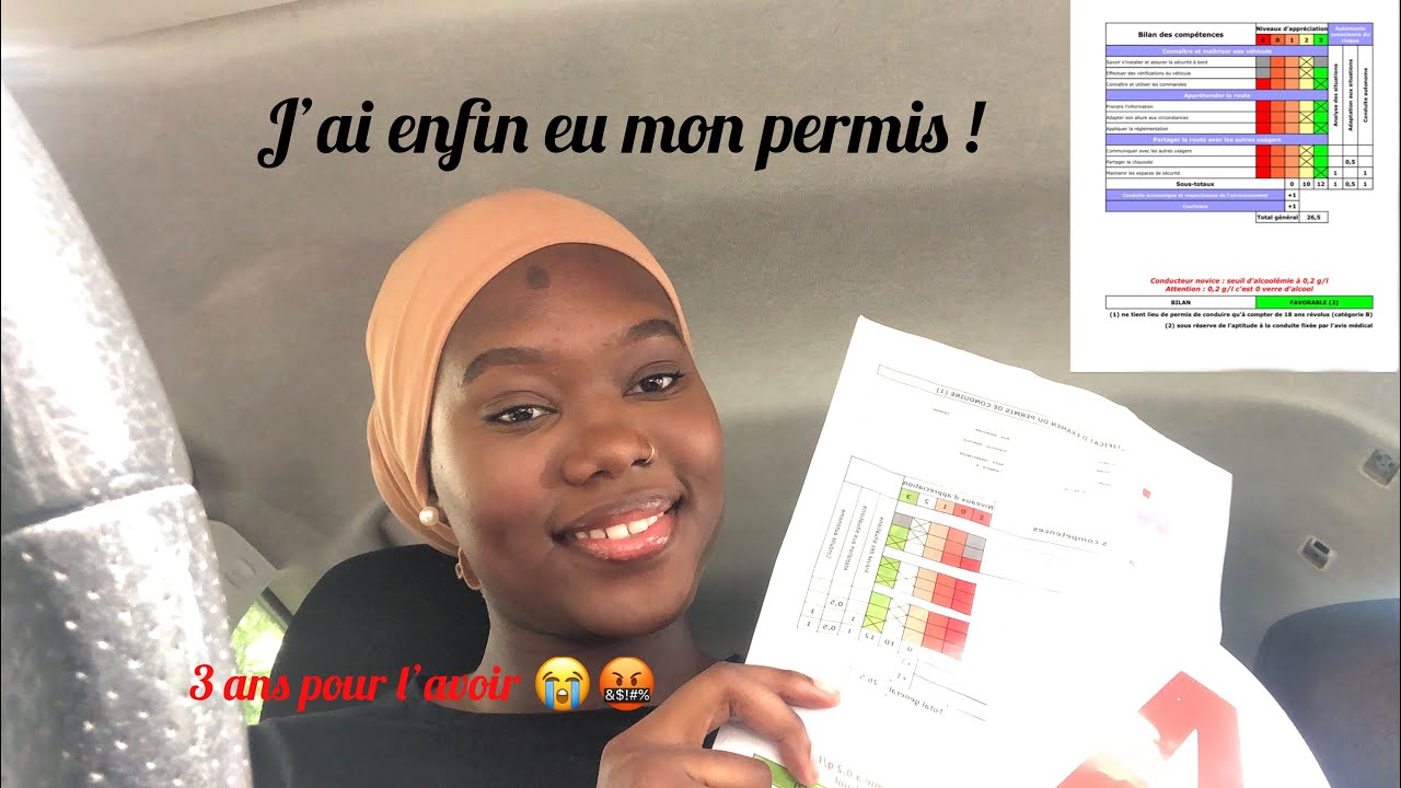 J’ai enfin eu mon PERMIS !!!🥳