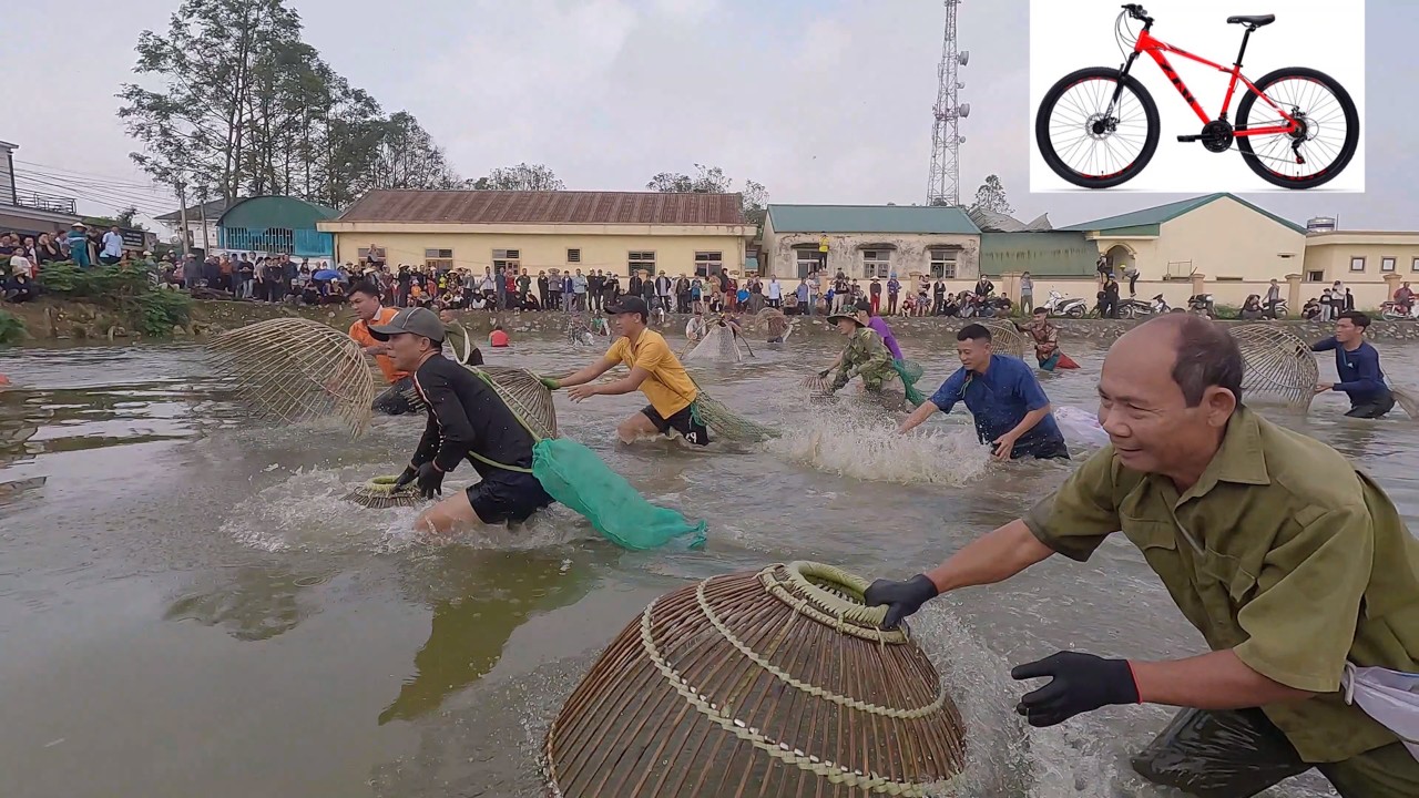 Hội thi nơm cá giải nhất là xe đạp / Nơm cá hưng hugo