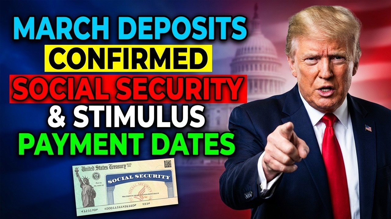 March Deposits &mdash; Social Security & Stimulus Check Dates revealed