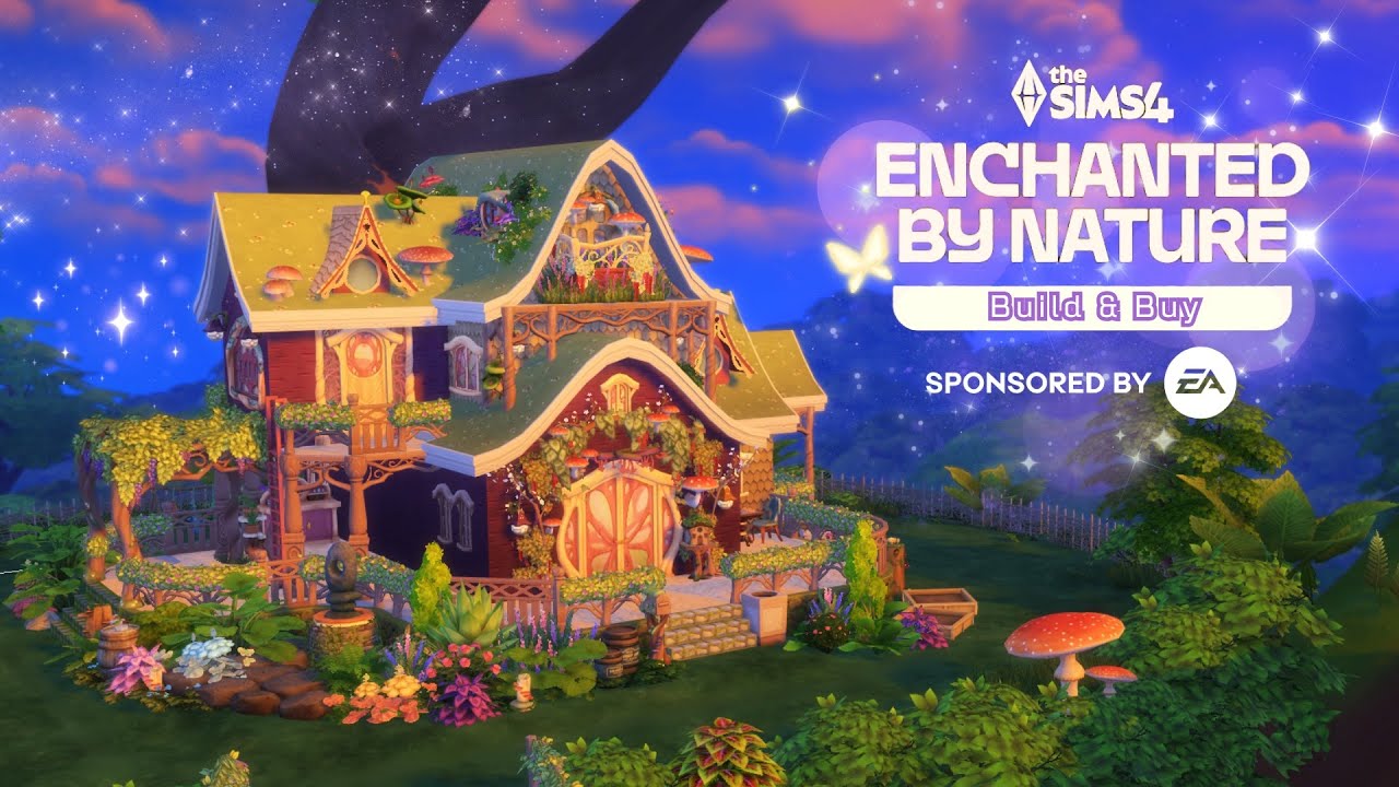 พาชมหมวดสร้าง รังสรรค์บ้านแฟรี่ จำแนกงานสถาปัตยกรรม 🧚✨+ แจก Enchanted by Nature | The Sims 4