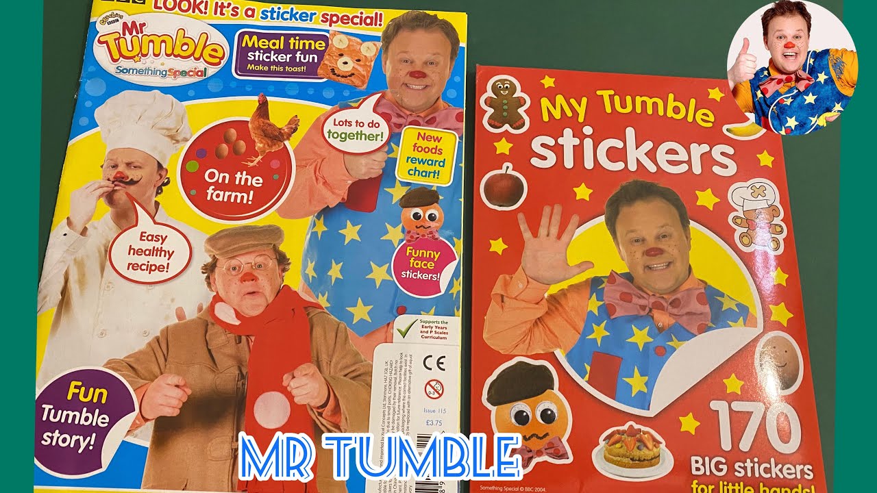 Mr TUMBLE STICKERS MAGAZINE