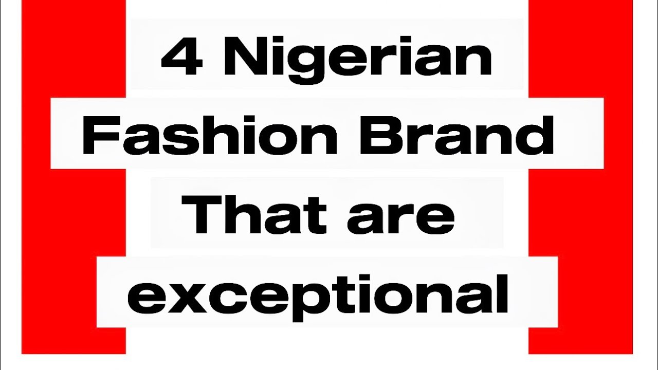 4 Nigerian fashion brands you should be watching right now.Which one has your attention? 👀