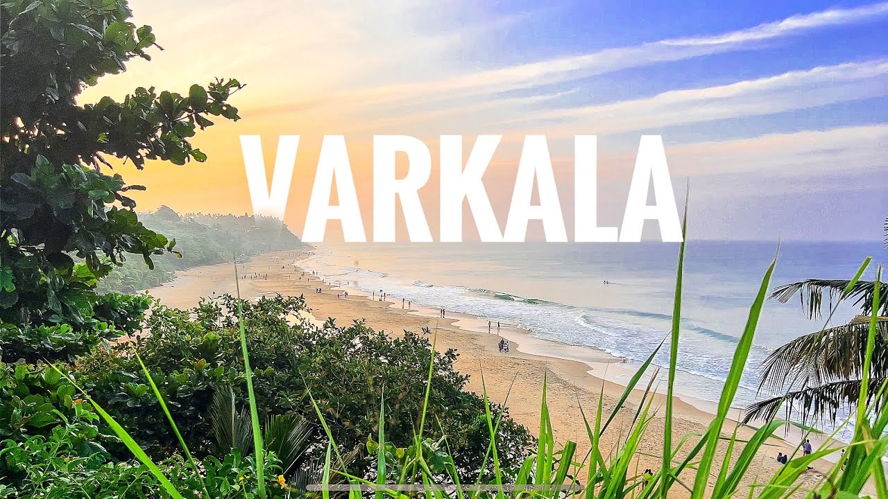 Kerala Vlog | Varkala | Places to visit | Cliff Cafes, Food, Beaches | Paragliding