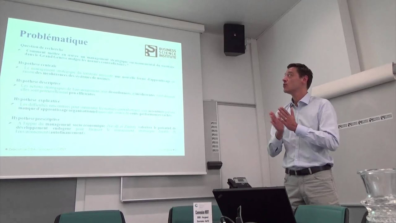 Vincent Mottet - Avancement de thèse d'Executive DBA