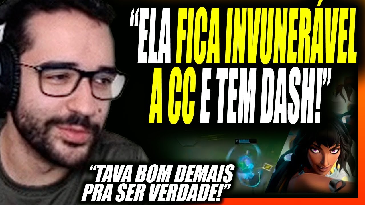 TAKESHI REAGINDO AO TRAILER DA NOVA CAMPE&Atilde; NILAH DO LOL