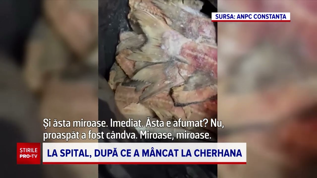 La spital după ce a mâncat la cherhana