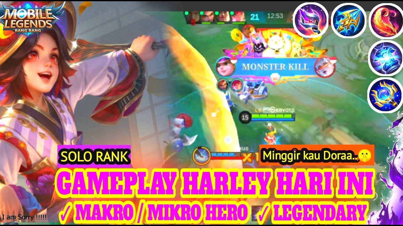 HARLEY JUNGLER TERBARU 2026||EARLY GAME DIBANTAI HAYABUSA🥲AKHIRNYA TIM COMEBACK JUGA 😜#harley #mlbb