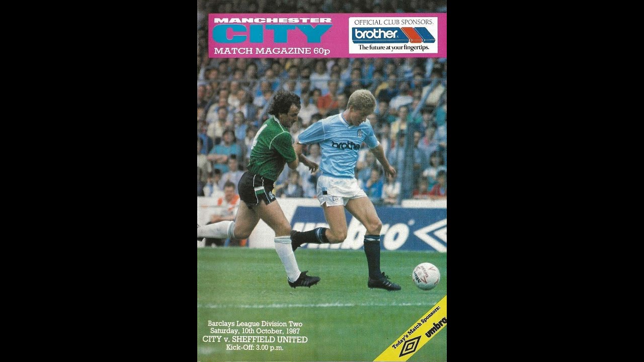Manchester City vs Sheffield United 10/10/1987