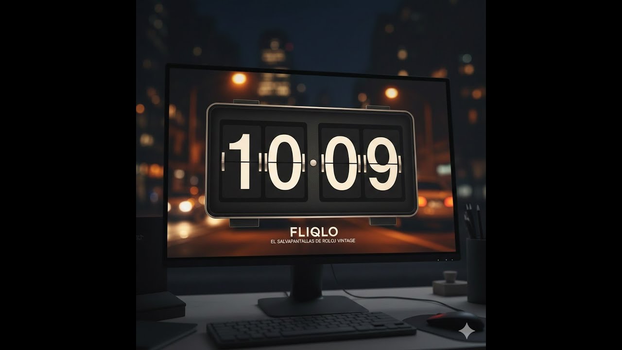 Fliqlo: La Elegancia del Tiempo Retro en tu Pantalla