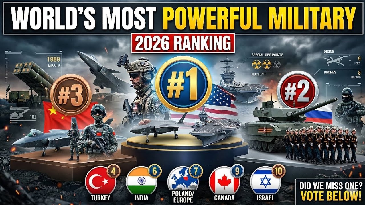 Unveiling the 2026 World Military Power Rankings: Whos #1?
