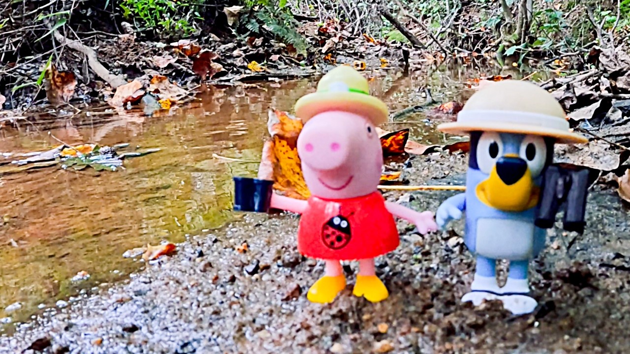 Going On A Bear Hunt with Bluey and Peppa Pig Nursery Rhyme Song