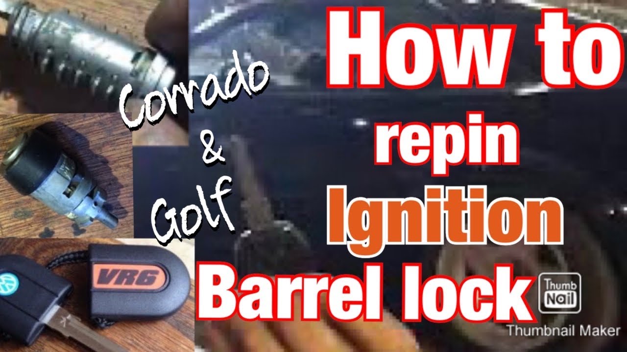 Changing ignition barrel in a corrado or mk2 golf