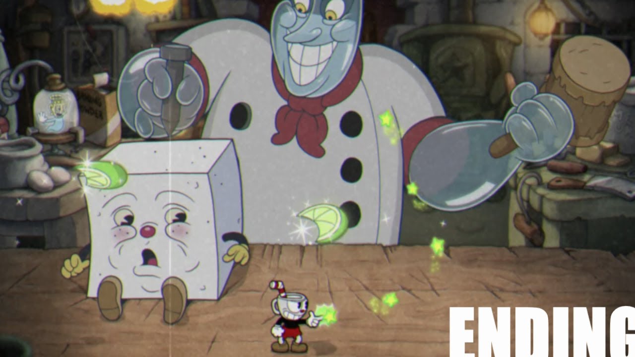 Cuphead DLC The Delicious Last Course Walkthrough Gameplay Part 2-Chef Saltbaker