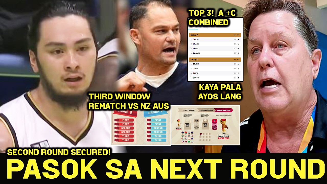Pasok sa Next Round ang Gilas! KAI SOTTO Mas Kailangan sa 2nd. Round. Guam vs Nz at Aus. Gilas...