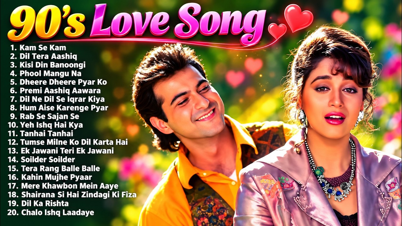 90's Love Songs | 90's Evergreen Songs | Bollywood Hindi Songs | Bollywood Hindi Romantic Playlist