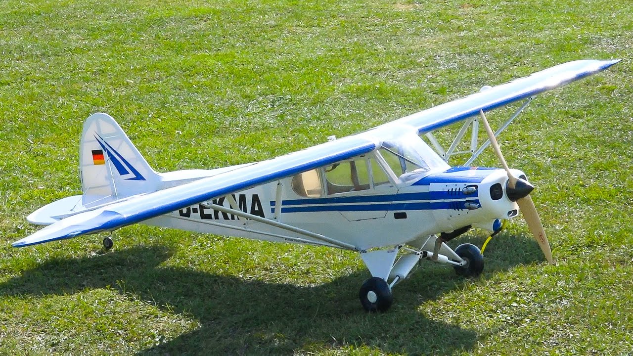 PIPER PA-18 SUPER CUB GIANT RC SCALE PLANE / Modellflugtage 2016 Neustadt a.d.Aisch