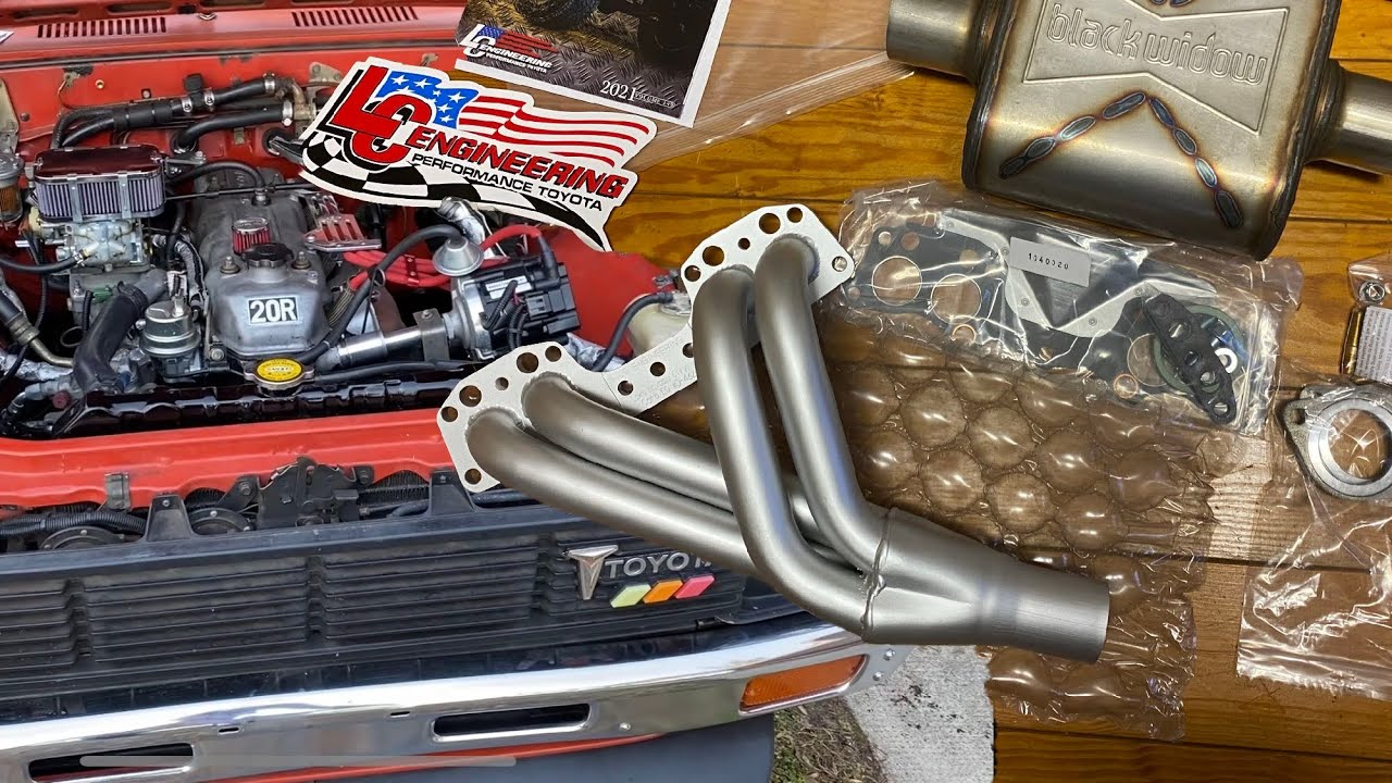 1980 Toyota Pickup 20R + LCE Shorty Header - Exhaust Update