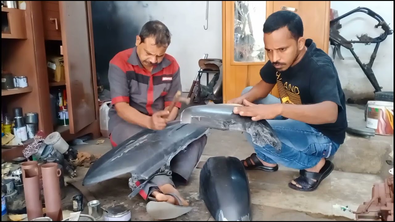 Activa 5g || Matt grey Bhatti painting @dayanandautomobile