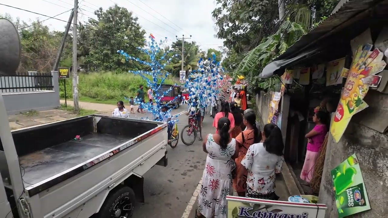 Sri Lanka Tangalle Street Parade part 1