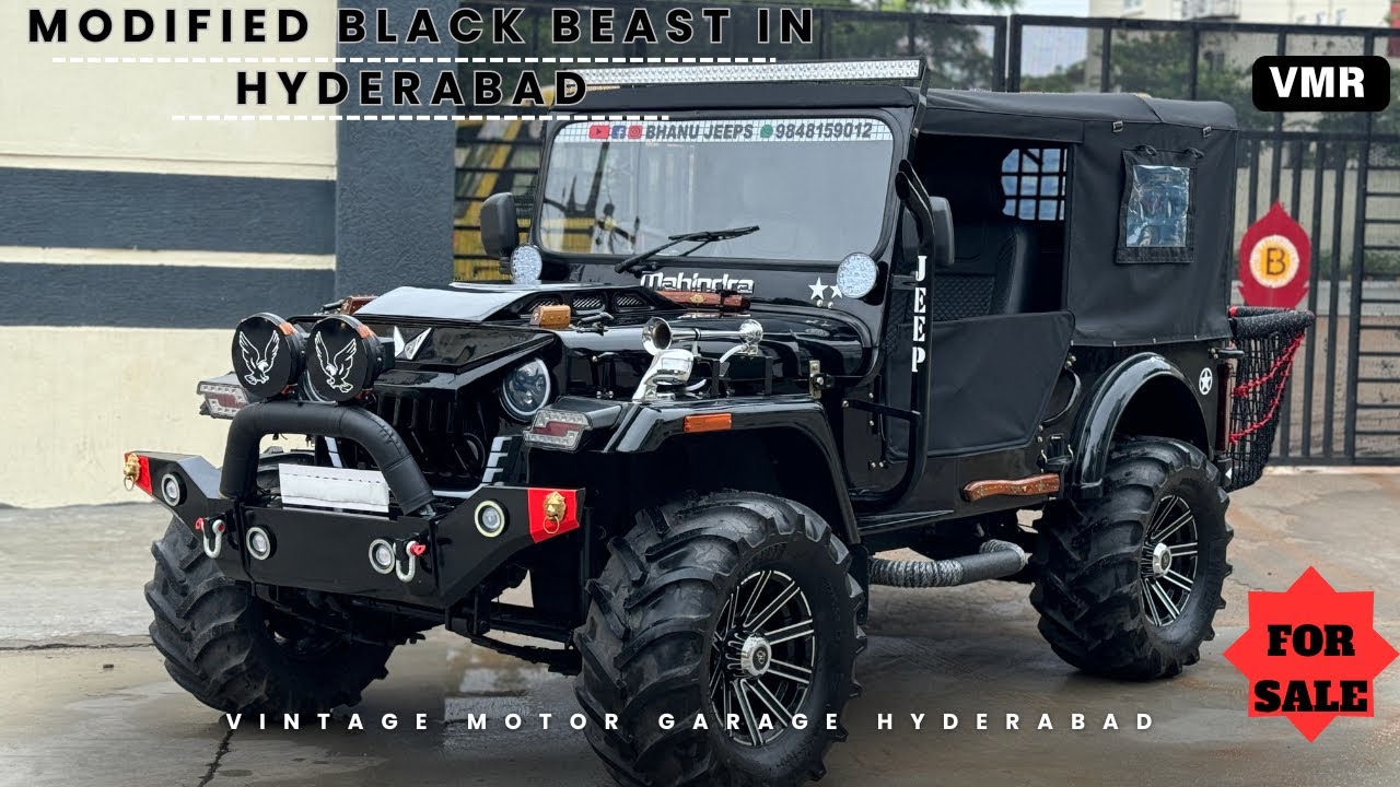 MODIFIED JEEP FOR SALE IN HYDERABAD || VMR || 9848159012, 9700411159