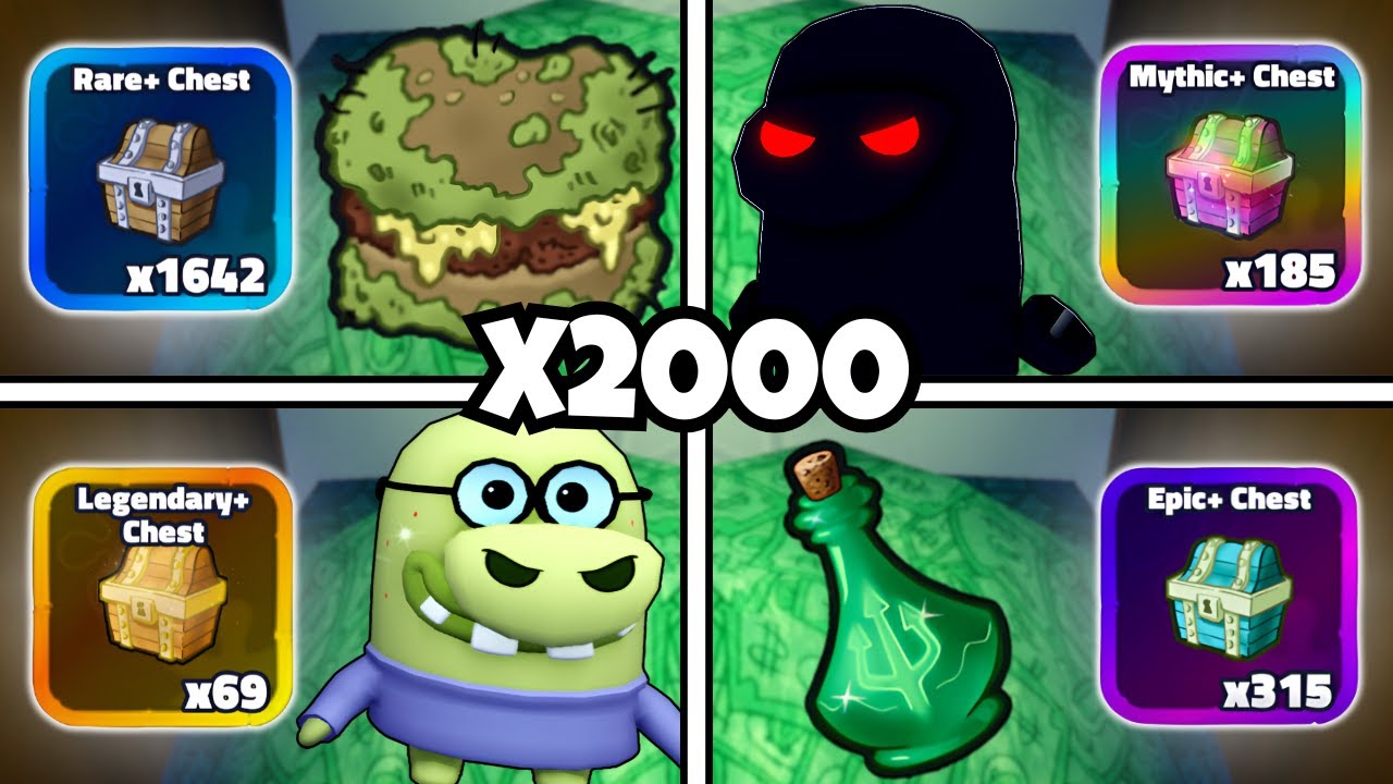 I Opened 2,000 CHESTS With BOTH GAMEPASSES AND GOT? (SpongeBob Tower Defense)