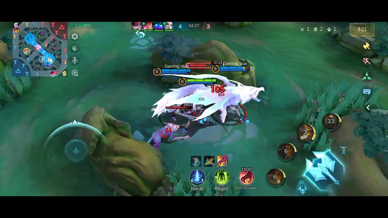 #mobilelegends  Pakai Hero Sun