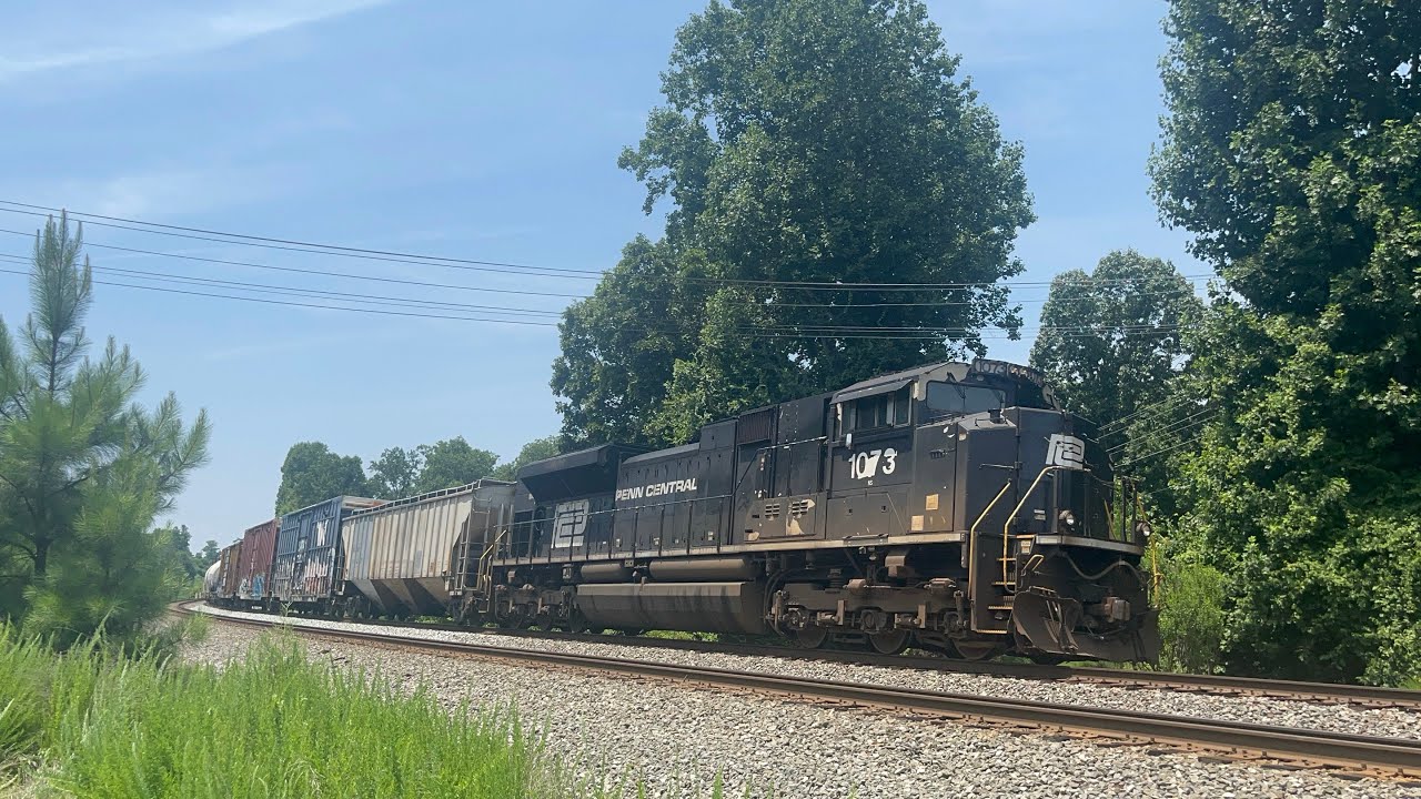 NS 13R Through Jamestown NC with NS 1073 Rear DPU 6/25/25