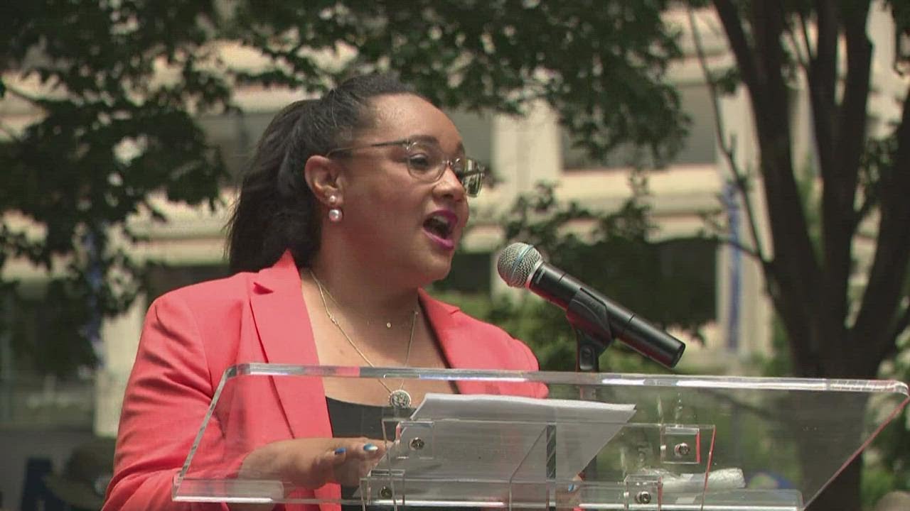Rep. Nikema Williams speaks at Atlanta 'March for Our Lives rally'