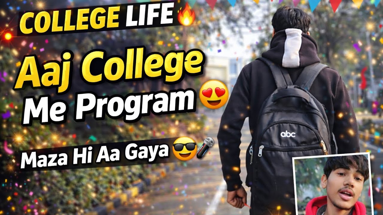 Aaj College Me Program Tha 😍 | Full Enjoy | College Life Vlog 🎉🔥