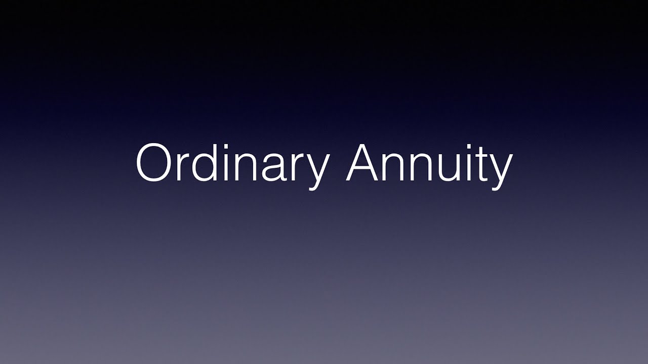 General Mathematics/Engineering Economy : Ordinary Annuity (Tagalog Math)