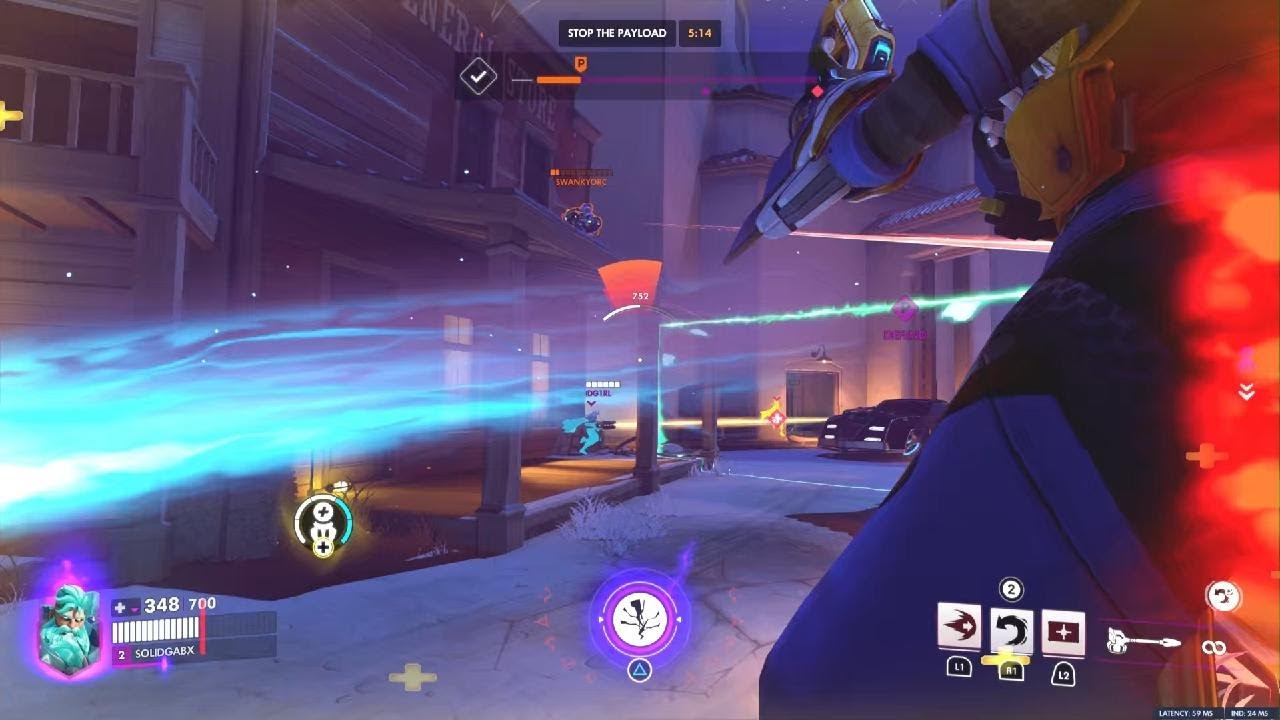 Overwatch - Mercy/entering a started game