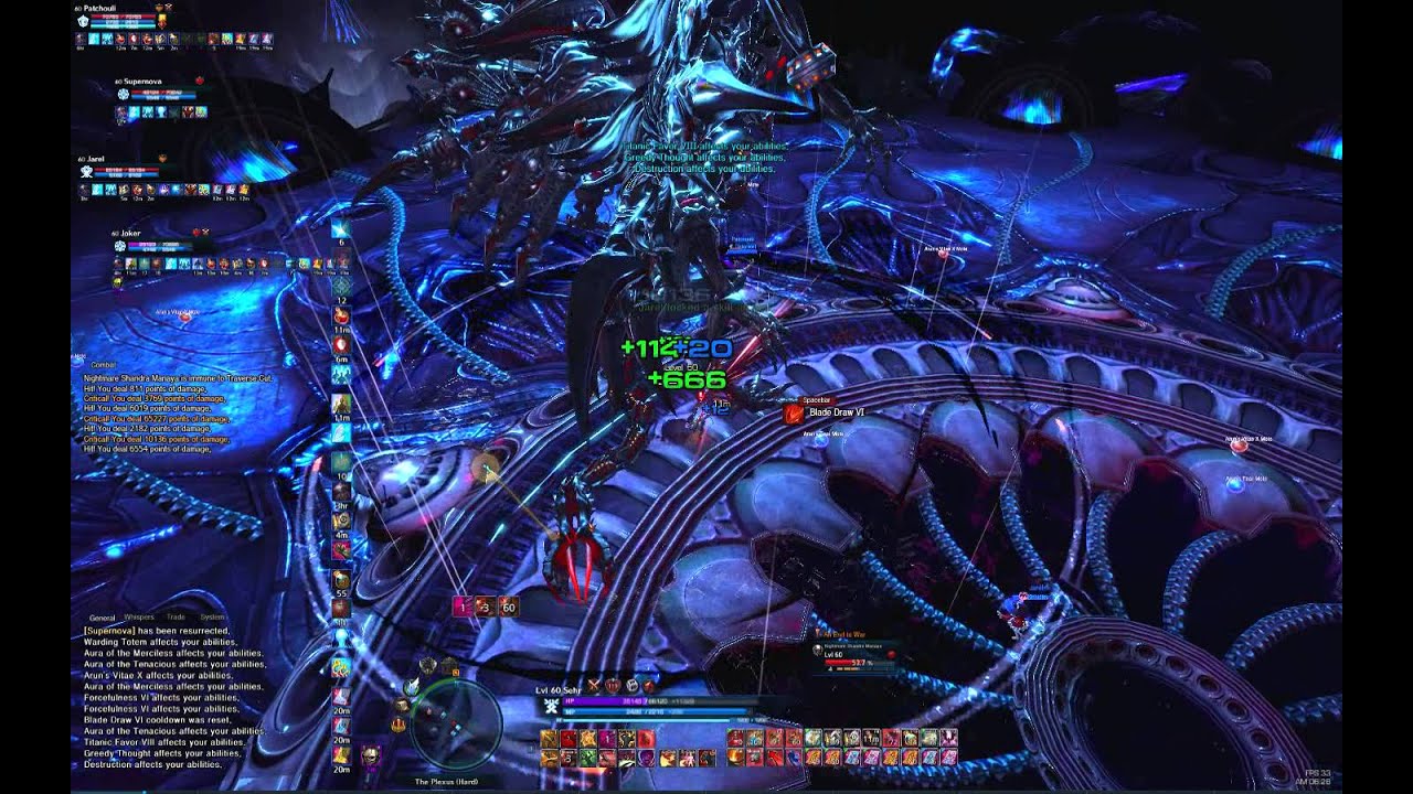 Tera @ 200ms -  Manaya's Core (Hard) - Nightmare Shandra Manaya