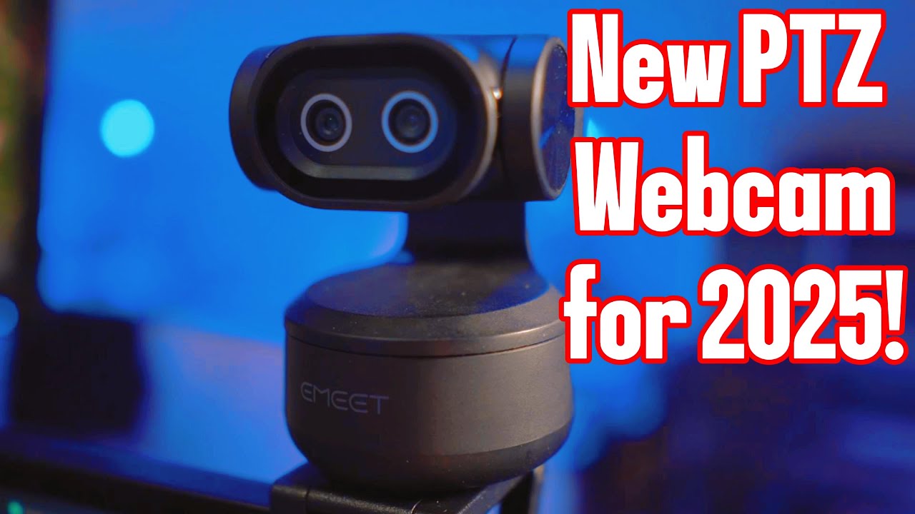 Is This the Coolest Webcam for 2025?  [EMEET PIXY 4K PTZ AI Tracking Cam]
