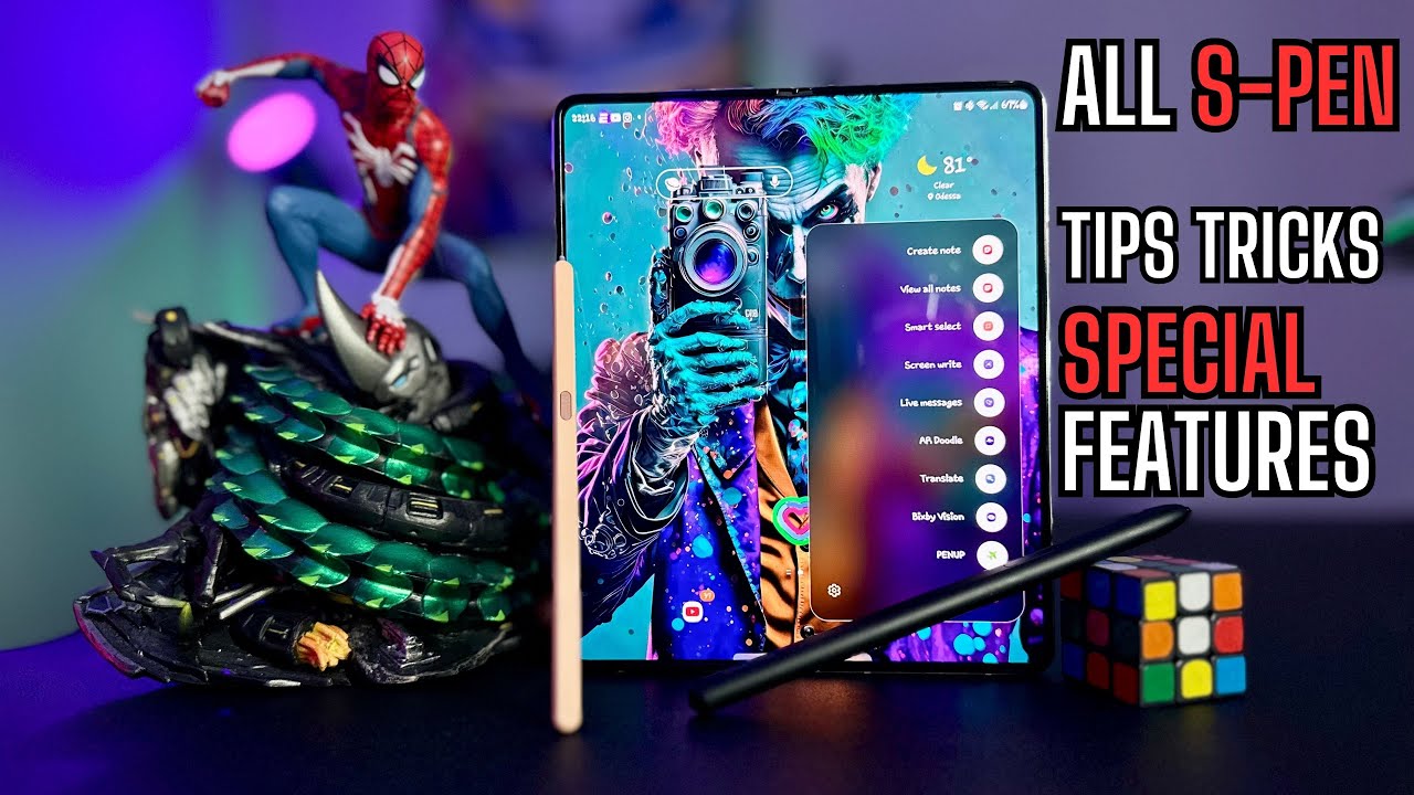 Galaxy Z Fold 5 Tips and Tricks: All S Pen Features