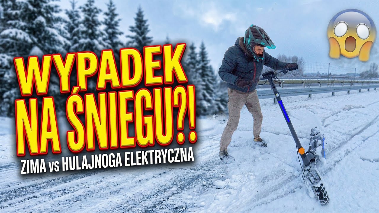 Jazda hulajnogą elektryczną po śniegu - można?