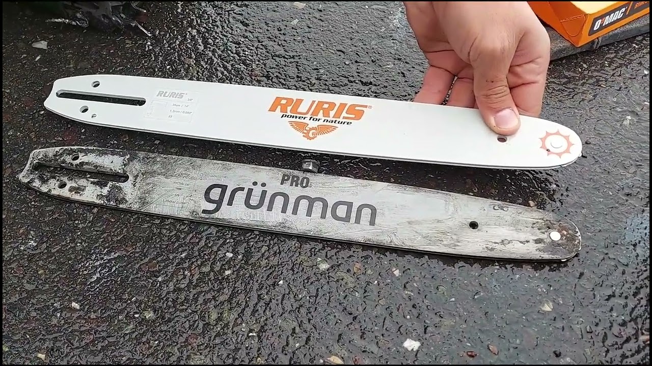 Am schimbat lantul si lama la DRUJBA- PRO GRUNMAN cu RURIS.
