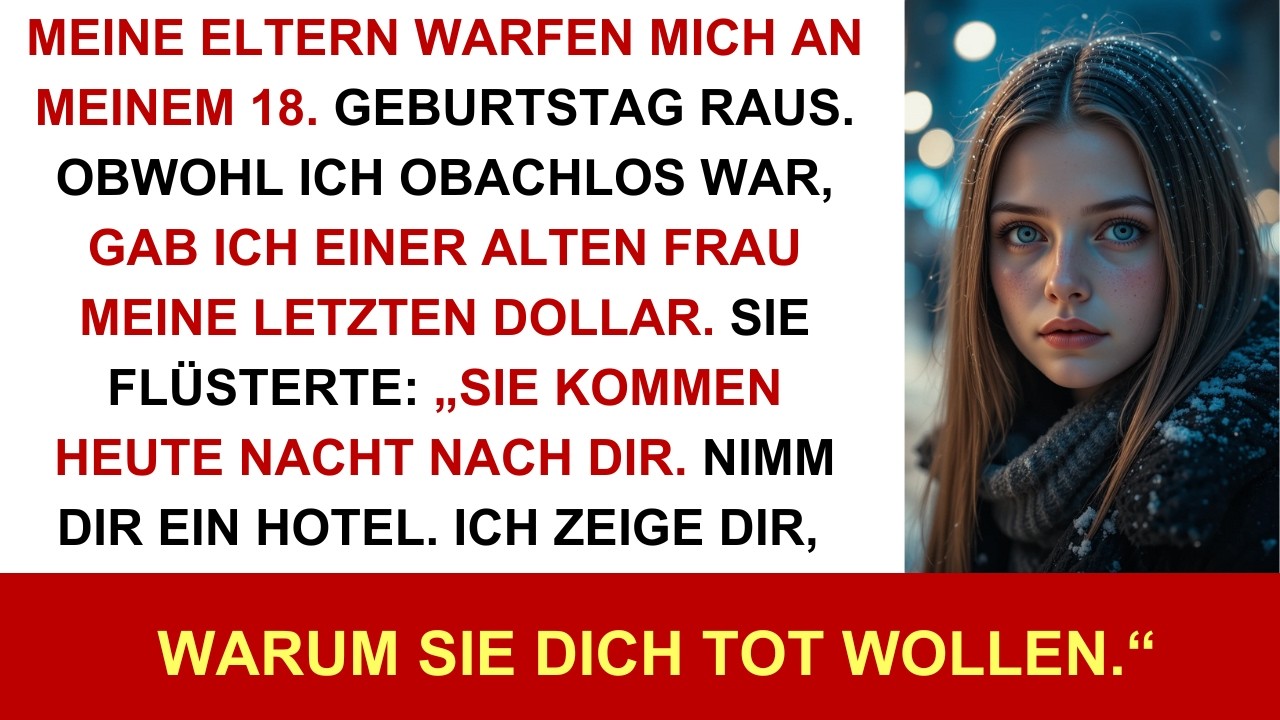 Meine Familie setzte mich mit 18 im Blizzard aus – eine Obdachlose warnte mich und rettete mein