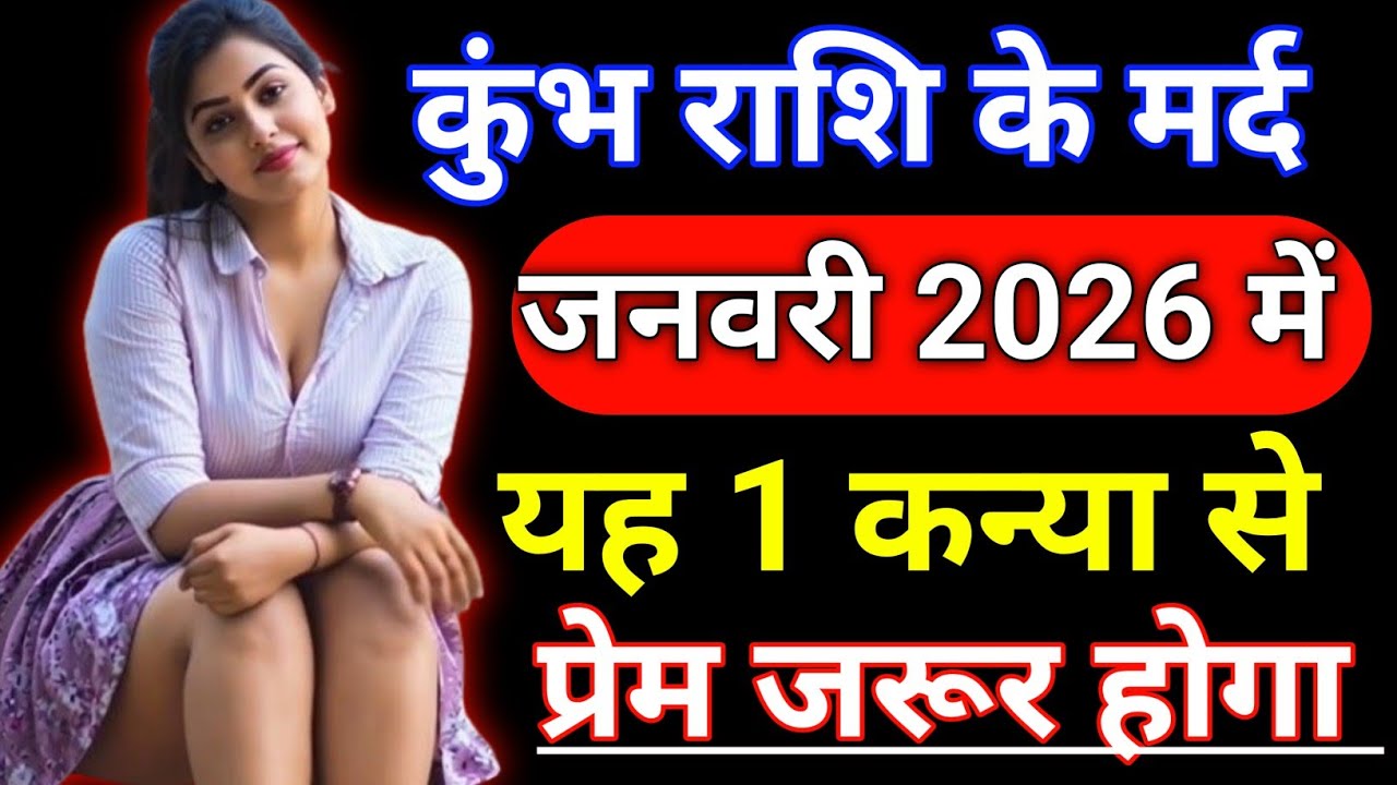 कुम्भ राशि के मर्द जनवरी 2026 में यह 1 कन्या से प्रेम जरूर होगा। Kumbh rashi/aquarius ♒🏺