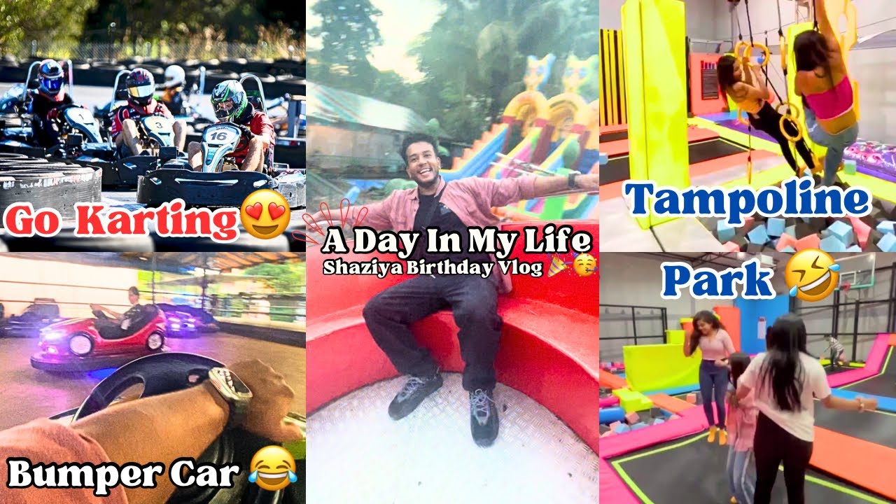 Powai | Trampoline park Gravity Zone | Go Karting Mumbai | 11 activities | Birthday Surprise Vlog😍
