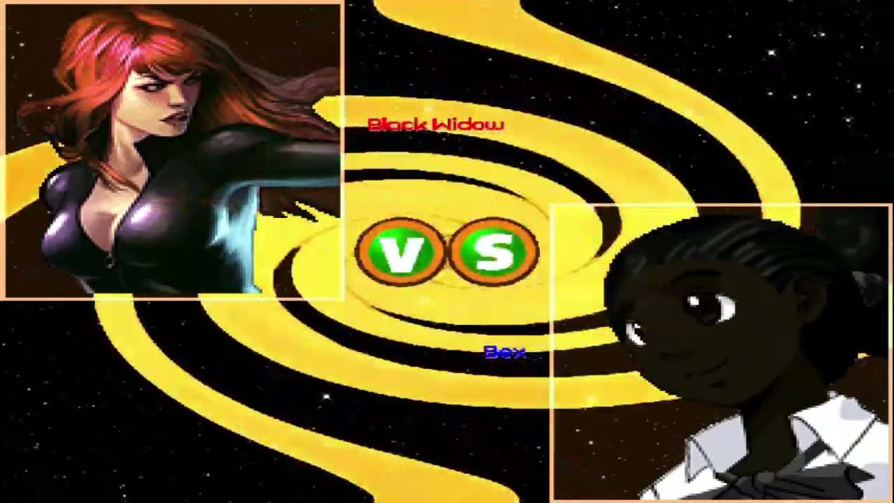 MG026 MUGEN - Black Widow #21 vs. Bex (Chibasin, Japter Dark & K99)