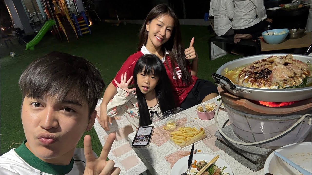 แม่แพรวทำข้าวผัดให้โตเกียวนะริตะ เทสระบบหมูกระทะน่ากินมาก