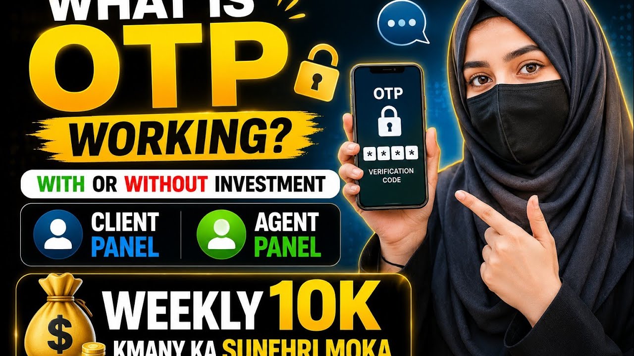 What is otp working| Online work| earning plateform 