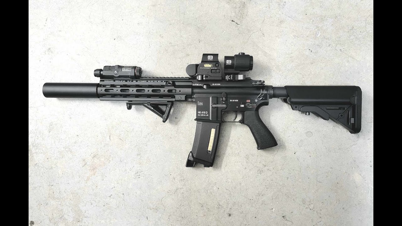 [Airsoft] Tokyo Marui H&K HK416 Delta Black NGRS AEG Rifle