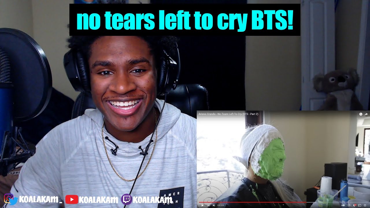 Ariana Grande - No Tears Left To Cry (BTS) | reaction