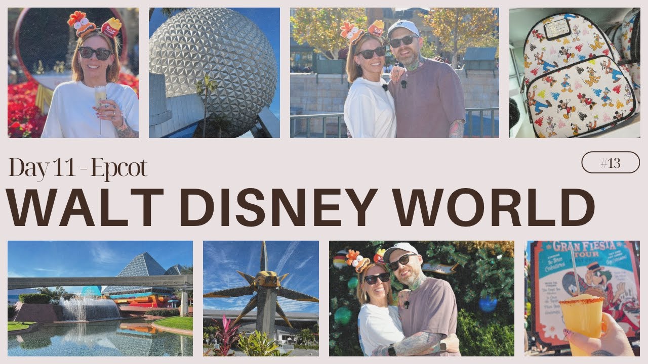 SPEND THE DAY WITH US IN EPCOT | RIDING RIDES AND LOTS OF FOOD | UK DISNEY WORLD VLOG | WDW 2024