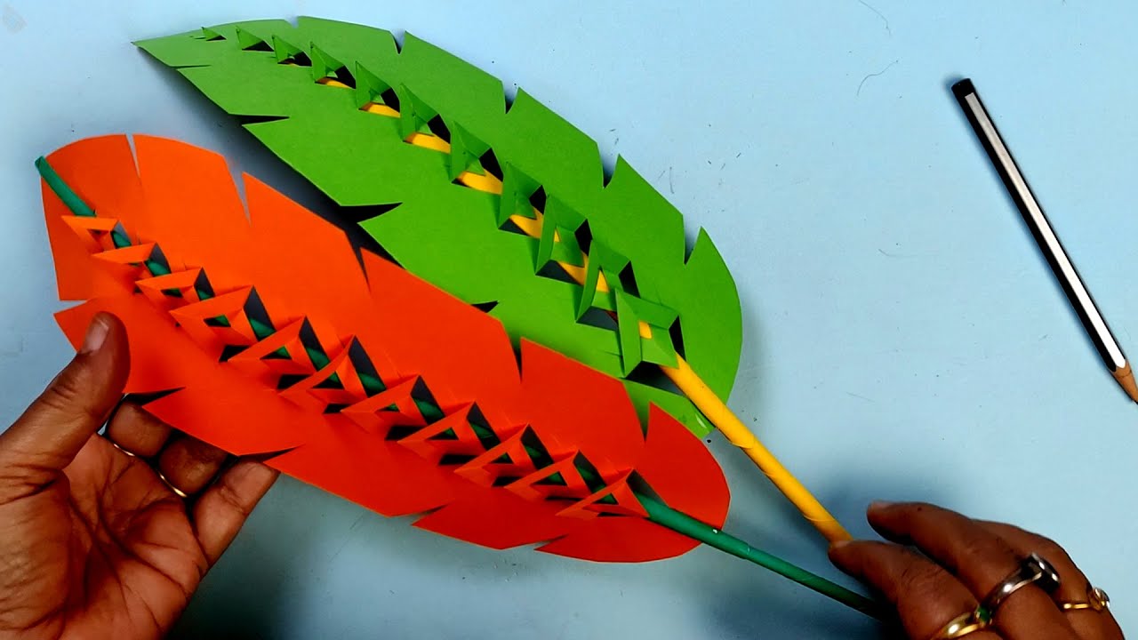Easy Steps to Create LONG DECORATIVE LEAVES | LOCKDOWN PROJECT | ONLINE CLASS | HOME DECOR | DIY